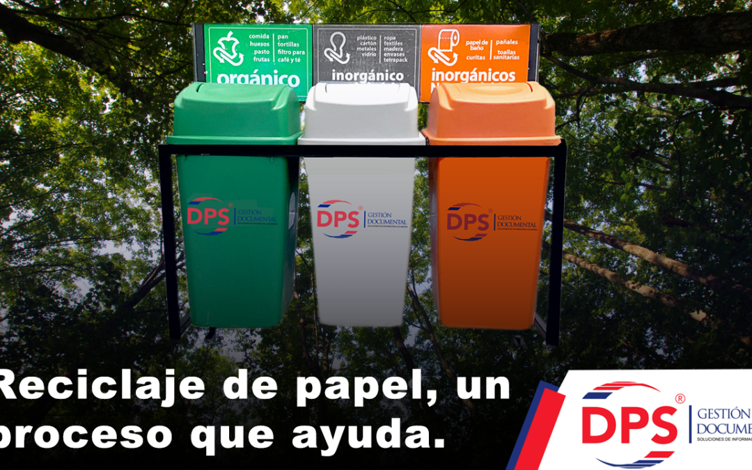 Reciclaje de papel, un proceso que ayuda